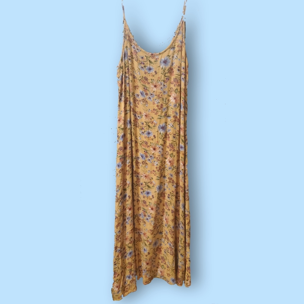 Yellow Floral Sundress
